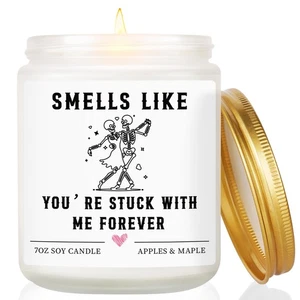 Gifts for Her Him, Anniversary Candle Gifts for Men Women - Apples Maple Scen... - Bild 1 von 7