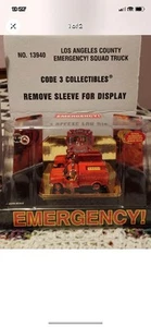 CODE 3 COLLECTIBLES 1:64 EMERGENCY LOS ANGELES 51 RESCUE SQUAD MIB 2001 Original - Picture 1 of 2