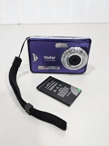 Vivitar Digital Camera Vivicam 8025 8.1MP Purple Not Tested  - Picture 1 of 9