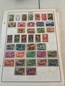 Collection Foreign On Pages Mint Used All Hungary Some Sets Topicals N607 - Picture 1 of 12