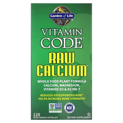 Vitamin Code, Calcio RAW, 120 Cápsulas Vegetarianas Foto 1 de 3