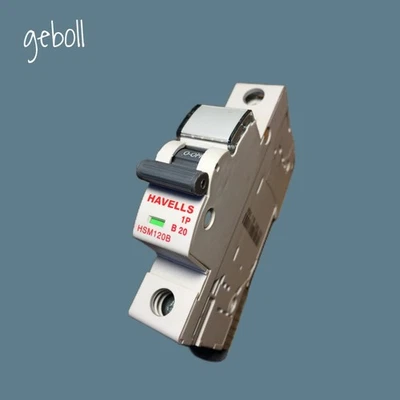 NEU Havells HSM120B MCB HAVELLS 20 AMP MCB 20A B20 TYP B SP 6kA HOME SAFE-PRO