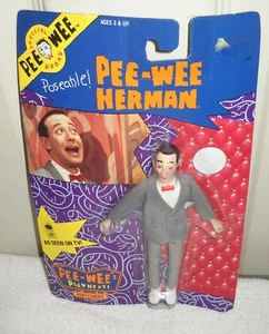 #11750 NOC Vintage Matchbox Toys Pee Wee's Playhouse Pee Wee Herman Figure - Picture 1 of 3