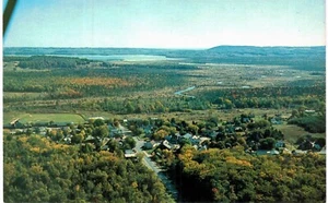 Cartolina aerea veduta aerea cedro BEV 1980 MI - Foto 1 di 2