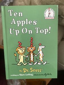 Dr. Suess Beg Bücher Zehn Äpfel oben! von Seuss (1961, Hardcover, .)