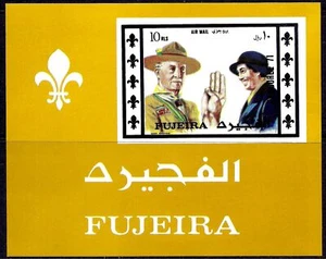 Fujeira 1971 World Jamboree Japan Scouts Baden Powell Scouting m/s Imperf MNH - Picture 1 of 1