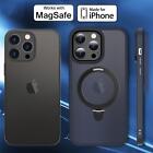 Magsafe Hülle für iPhone 15 14 13 Pro Kameraschutz Glas Magnet Case Cover Handy