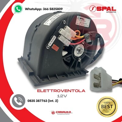 Ventilatore Abitacolo Spal 010-A70-74D 12v Ventola Trattori Tre Velocità - Immagine 1 di 4