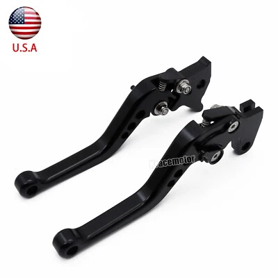 CNC Brake Clutch Levers For Aprilia DORSODURO 750 2008-2016/SHIVER 900 2017-2020 - Image 1 of 4