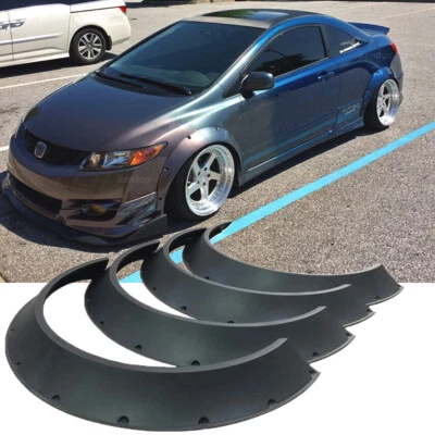 Juego de arcos de rueda anchos flexibles duraderos flexibles para guardabarros de coche de 4,5" para Honda Accord Foto 1 de 4