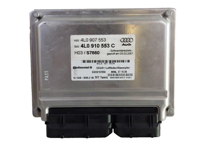 AUDI Q7 2007-2009 OEM SUSPENSIÓN NEUMÁTICA MÓDULO DE CONTROL 4L0 910 553 C/4L0 907 553 Foto 1 de 4