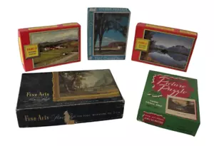 5 Jigsaw Picture Puzzles Vintage Fairco Tuco Picture Perfect 300-1000 Pieces - Picture 1 of 10