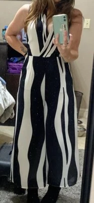 Mono recortado en tela de malla con estampado de rayas abstractas, pequeño Foto 1 de 4