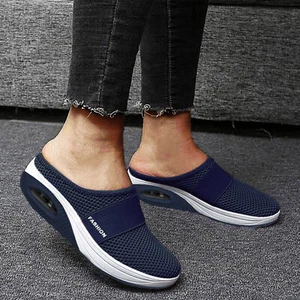 ! Air Cushion Slip On Orthopedic Walking Shoes With Arch Support Knit Casual - Picture 1 of 12