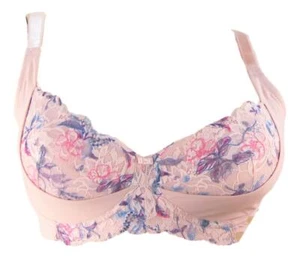 Triumph Amourette Charm WP01 Schalen BH in Rosa Blümchenmuster M019-P5 Neu - Picture 1 of 5