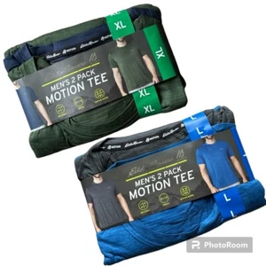 Eddie Bauer Mens Motion Active Tee T-Shirts 2 Pack - Picture 1 of 11