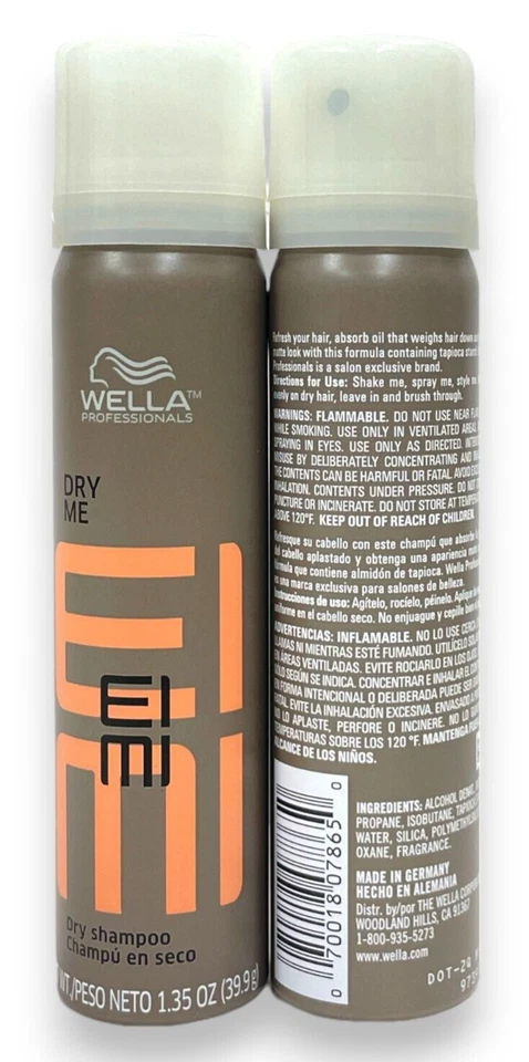 Wella Dry Me Dry Shampoo (1.35oz/39.9g) Lot Of 2, As Seen In Pics - Image 1 of 1