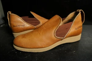 95% NEEW Vintage Red Wing Romeo Slip-on Leather Shoes Vtg Redwing Sz 8.5C - Picture 1 of 14