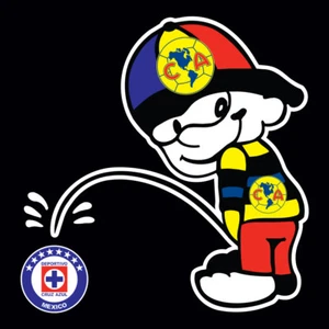 America orinando Cruz Azul Decal Car Window Laptop Vinyl Sticker soccer MX logo - Picture 1 of 5