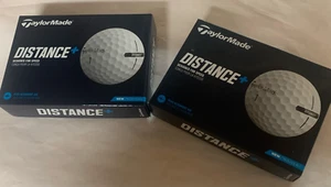 TaylorMade Distance+ Golf Balls 2021, 2 Boxes Of 1 Dozen (24 Balls) White - Picture 1 of 5