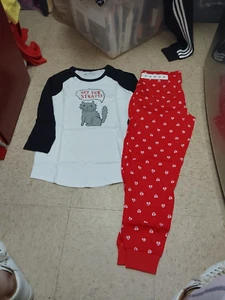 Nuevo con etiquetas Bobs From Skechers Mujer Pijama ""Yay For Strays"" Gatos M - Imagen 1 de 1