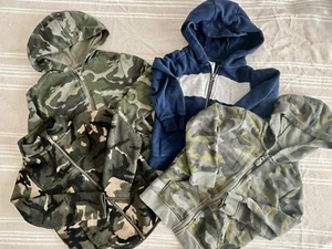 4 T Boys Zip Up Sweater LOT - Picture 1 of 2