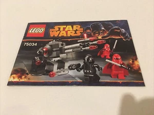 Lego Star Wars Death Star Troopers 75034 Instruction Manual. - Picture 1 of 2