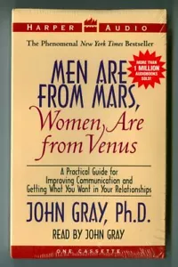 MEN Are from MARS, WOMEN Are from VENUS by John Gray! NEW 1993 Audio Cassette! - Picture 1 of 2