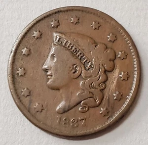 Centavo grande 1837 - Imagen 1 de 2
