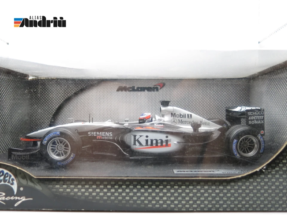 McLaren MP4/17D 2003 Kimi Raikkonen 1:18 Hotwheels - Immagine 1 di 4