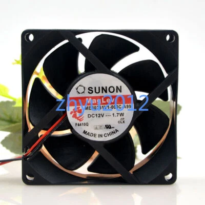 100% Test 1pc SUNON ME80251V1-000C-A99 12V 1.7W 8CM 8025 Cooling Fan - Image 1 of 3