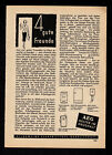 3w5698/ Alte Reklame von 1956 – AEG – Helfer im Haushalt
