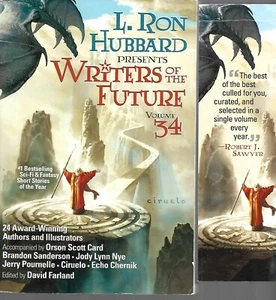 WRITERS of the FUTURE VOLUME 34 By L. Ron HUBBARD Paperback NOVEL - Picture 1 of 2