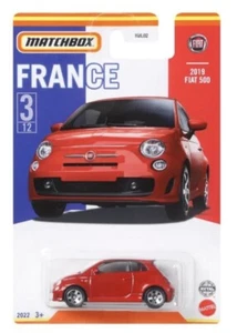 🙂 MATCHBOX✨FRANCIA 🙂 🙂 FIAT 500 Rojo Nuevo Nuevo 4/12 Escala 1/64 1:64 - Imagen 1 de 1