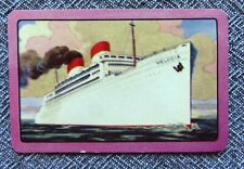Vintage COLES Swap Card:  SHIP - "MELODIA"