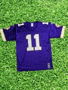 Vintage Daunte Culpepper Minnesota Vikings #11 Reebok NFL Jersey Men’s Large - Picture 1 of 3