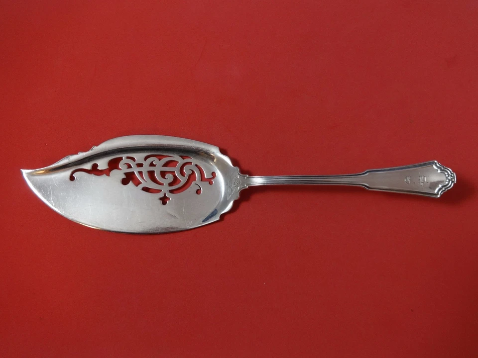 Jacobean by Reed & Barton Sterling Silver Fish Server with Pierced Blade 12" - Image 1 of 1