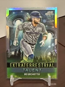2024 Topps Chrome Cosmic Bo Bichette Extraterrestrial Talent #ET-7 Blue Jays - Picture 1 of 2