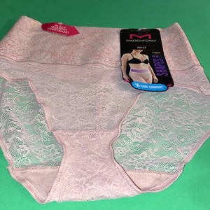 ¡NUEVO! MAIDENFORM ROSA CLARO ENCAJE MOLDEADOR CALZONCILLO / TALLA GRANDE / PRECIO DE VENTA SUGERIDO POR EL FABRICANTE $22.50 - Imagen 1 de 7