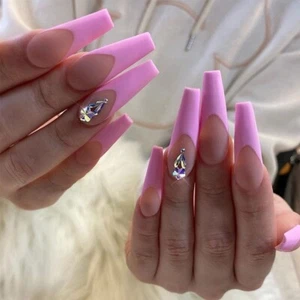 Selbstklebende Kunstnägel Nagelstudio Expess On Nails künstliche Fingernägel 24p - Bild 1 von 11