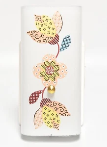 RETRO MCM GLASS FLOWER LIGHT SCONCE - Picture 1 of 7