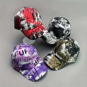 Gorra de béisbol con patrón de graffiti de vandalismo - Gorra de béisbol unisex de moda TOTALMENTE NUEVA - Imagen 1 de 4