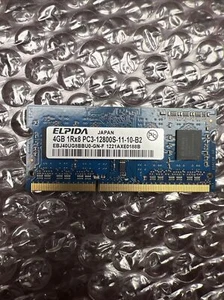 ELPIDA 4GB PC3-12800S EBJ40UG8BBU0-GN-F Laptop RAM Memory - Picture 1 of 4