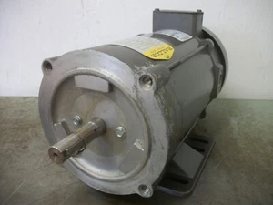 BALDOR .5HP 56C TEFC DC MOTOR CD3450 90V ARM 100/50V FIELD 1750RPM NOB - Picture 1 of 4