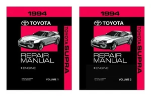 1994 Toyota Supra Shop Service Repair Manual Book Engine Drivetrain OEM - Picture 1 of 6