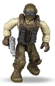 Call of Duty Legacy Heroes Mega Bloks CPC67 - Desert Figure H - Picture 1 of 2