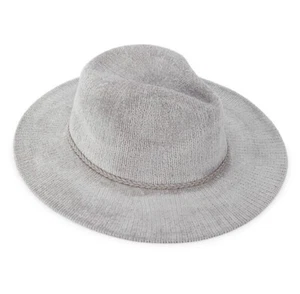 NINE WEST A Timeless Classic Grey Fedora Hat ONE SIZE - Picture 1 of 5