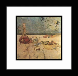 Paul Gauguin • Estampado artístico ""El mantel blanco"" enmarcado personalizado - Imagen 1 de 1