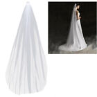 Wedding Veil Bridal Single Layer with Comb White