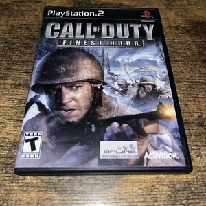 Call of Duty: Finest Hour (PlayStation 2, 2004) Complete Tested & Working - Picture 1 of 3